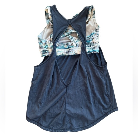 Lululemon Ready & Go Tank Women Size 8 Inkwell Blurry Belle Multi - Picture 5 of 7